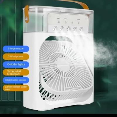 Portable Air Cooler Fan with LED Night Light & USB Power
