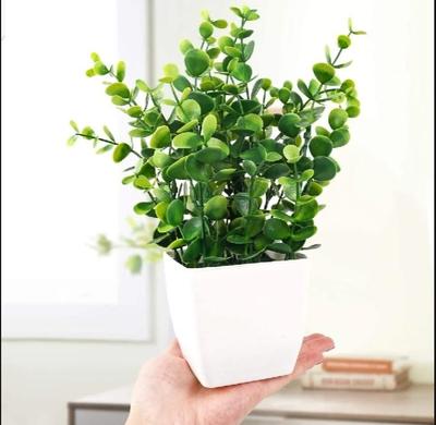 White 3D Plastic Planter for Home Garden Outdoor Use