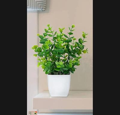 White 3D Plastic Planter for Home Garden Outdoor Use