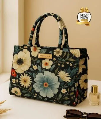 Stylish Floral Shoulder Bag 7 Colors Hand Carry