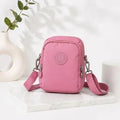 Multicolor Zipper Backpack with Belt for Women
