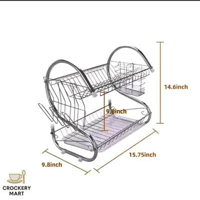 Stainless Steel Dish Drying Rack for Small Kitchens