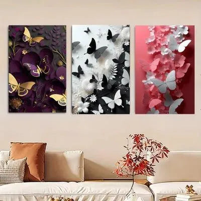 8x11 Inch Butterfly Photo Tiles for Wall Decor