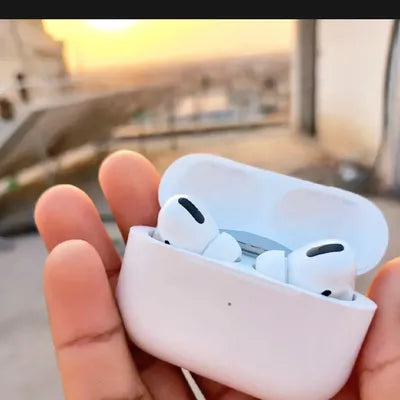 White Wireless Earbuds with Charging Case