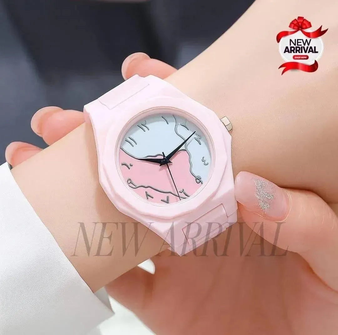 Women's Lightweight Pink Aura Watch, 01 Pc
