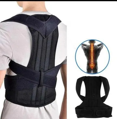 Black Non-Woven Posture Corrector Belt 1 Pc