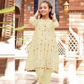 Ivory Linen 2-Piece Suit for Girls 1-12 Years